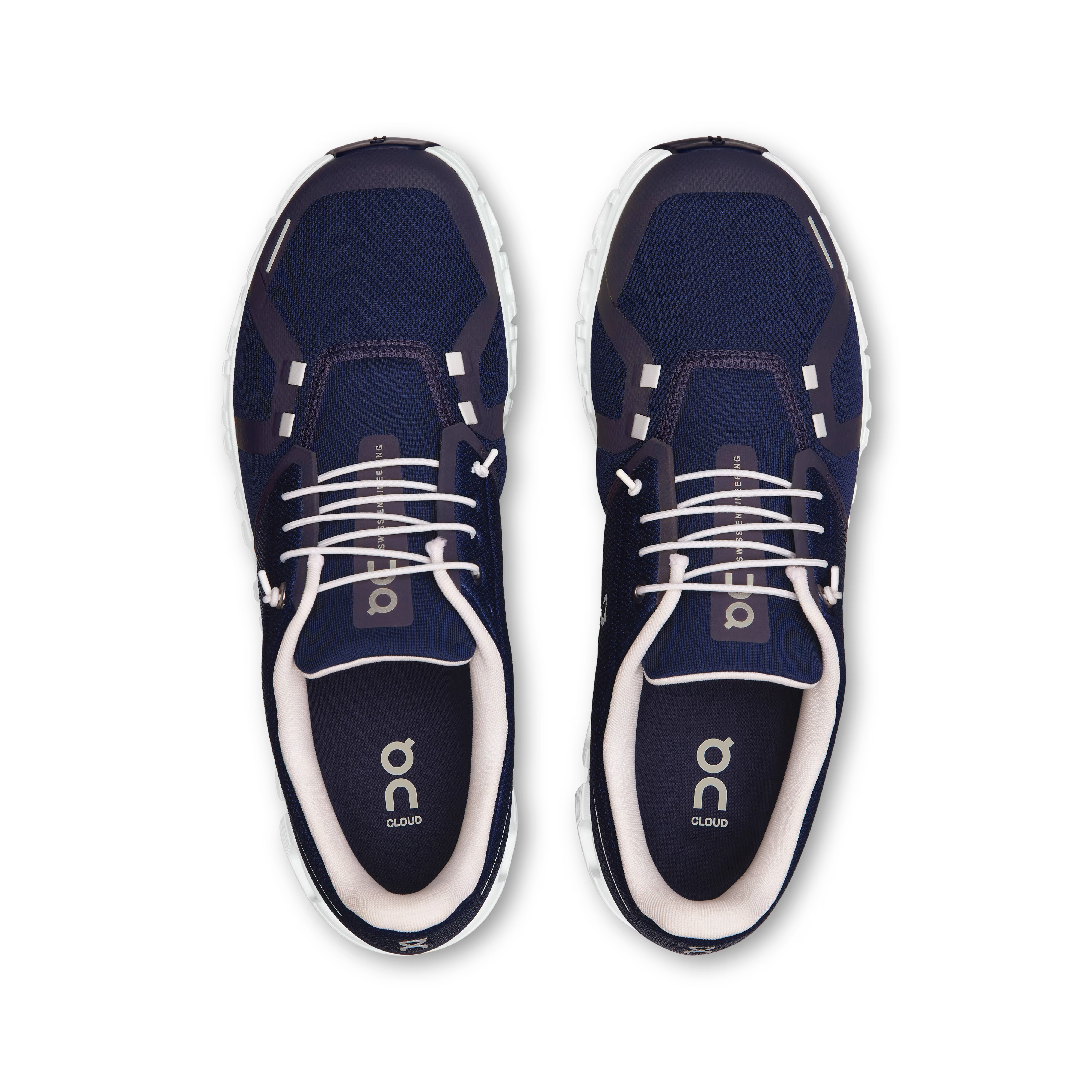 On Running Cloud 6 Running Shoes Men's Midnight - White