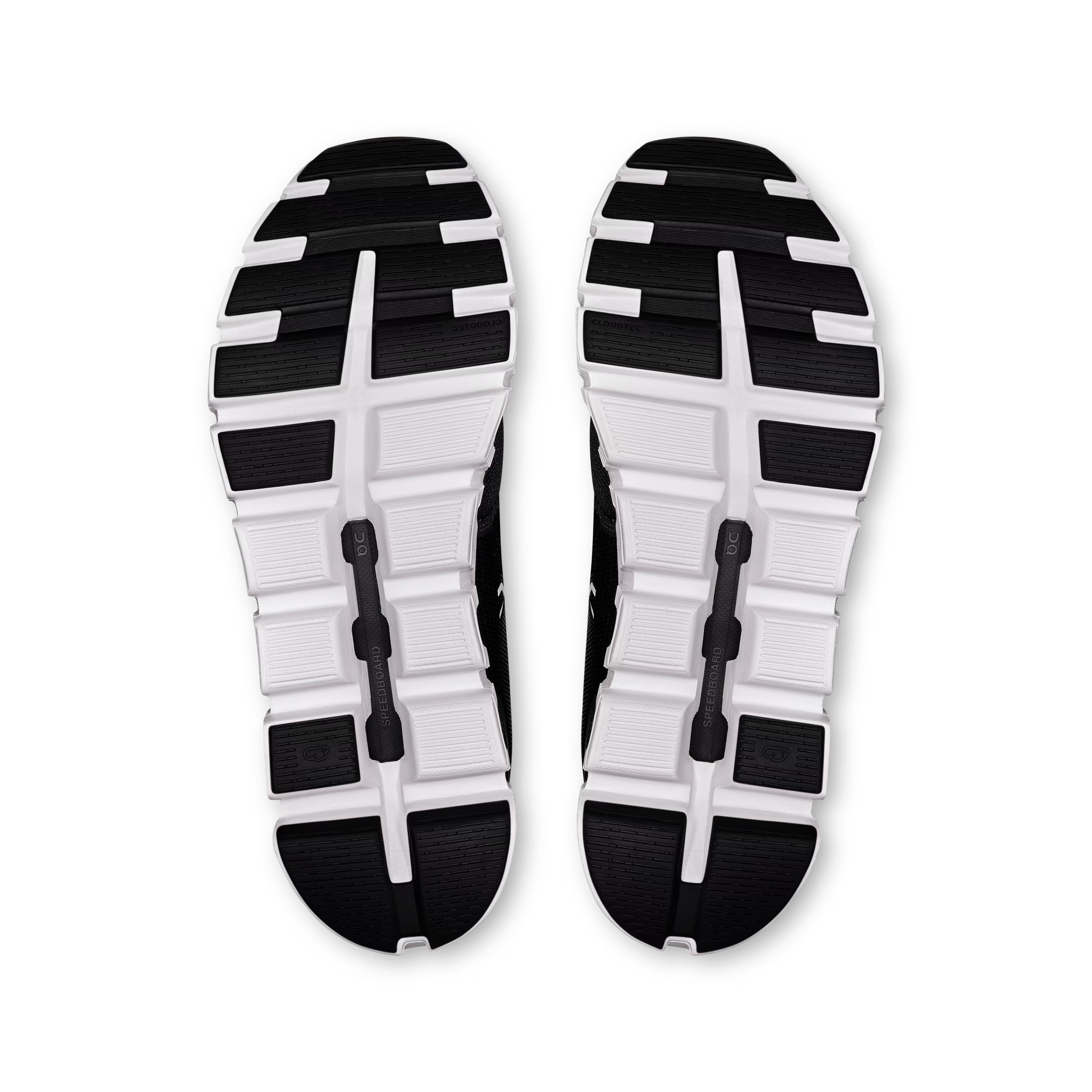 On Running Cloud 6 Running Shoes Men's Black - White